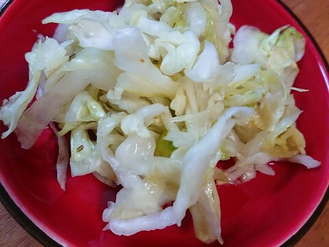白菜のあっさり塩揉みサラダ